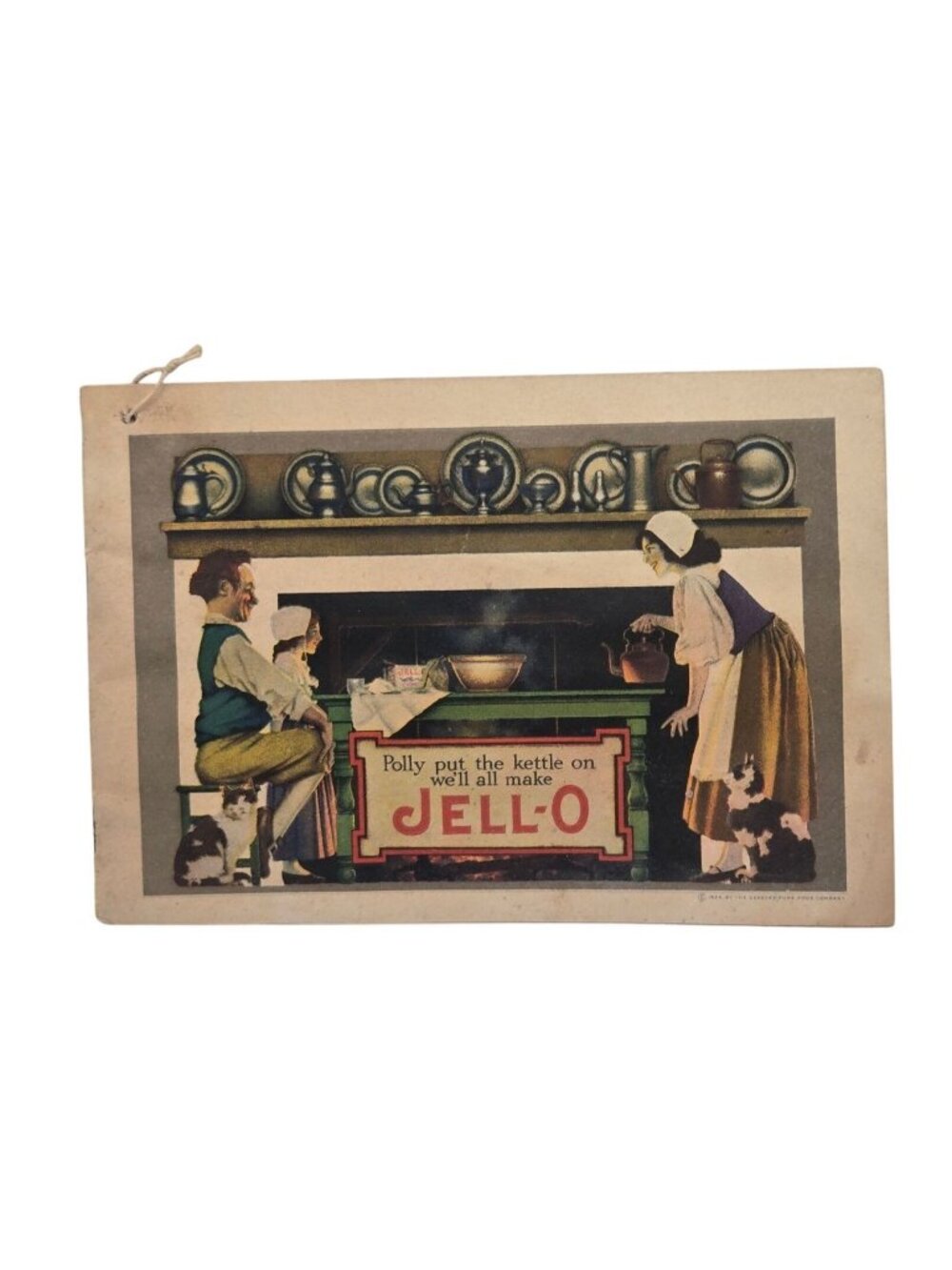 Vintage 1924 JellO Cookbook booklet Advertising Promotional Antique Kitchen